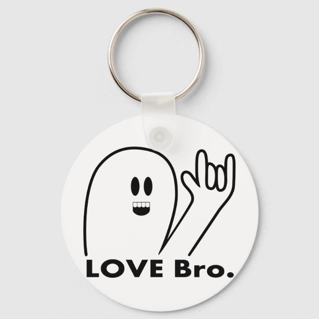 Ghost Love Bro. Keychain (Front)
