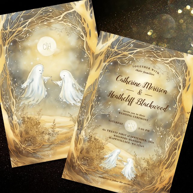 Ghost Love Faire-part de mariage (Créateur téléchargé)