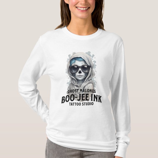 Ghost Malone Boo-jee Ink Tattoo studio T-Shirt (Front)