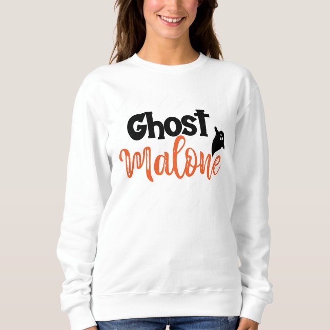 Ghost Malone Sweatshirt Crewneck | Post Malone (Front)