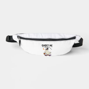 Ghost Me Im Busy Halloween Goose Skateboard Fanny Pack