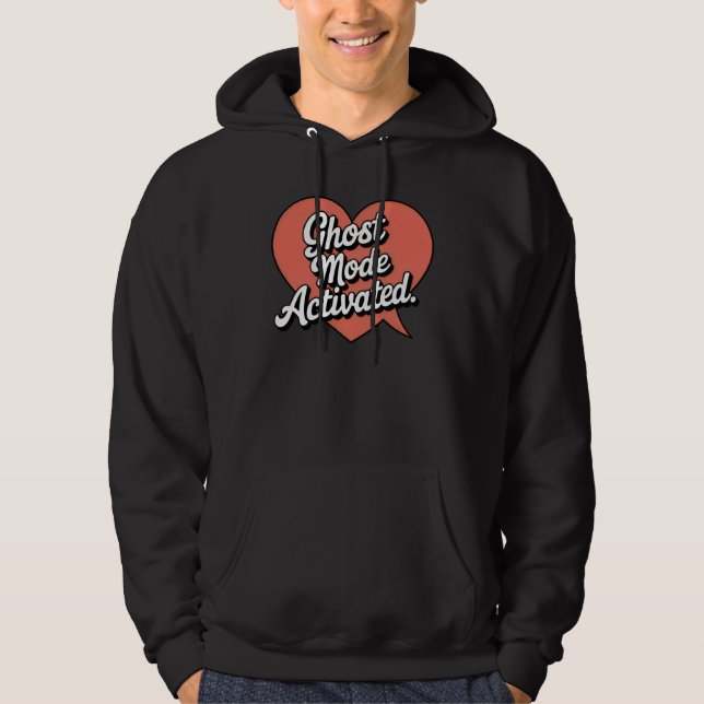 Ghost Mode Activated | Emotional Boundaries Hoodie (Front)