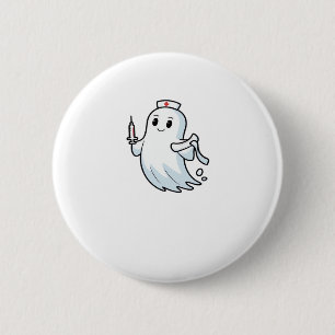 ghost nurse Classic T-Shirt_1 2 Inch Round Button