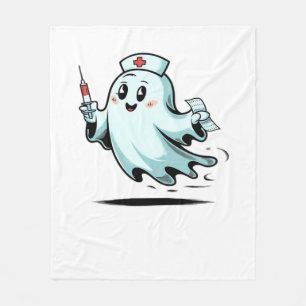 ghost nurse Classic T-Shirt_2 Fleece Blanket