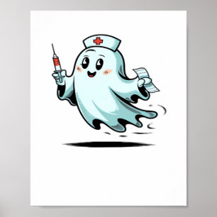 ghost nurse Classic T-Shirt_2 Poster