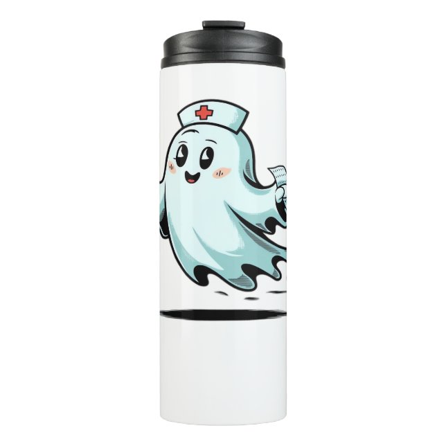 ghost nurse Classic T-Shirt_2 Thermal Tumbler (Front)