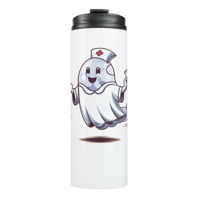 ghost nurse Classic T-Shirt Thermal Tumbler (Front)