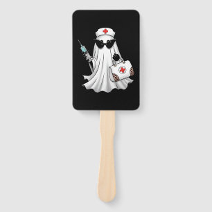 Ghost Nurse Halloween Hand Fan