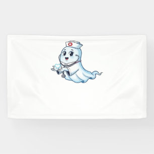 Ghost Nurse  Spookily Caring and Whimsically Haunt Banner
