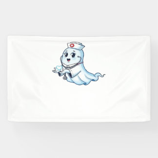 Ghost Nurse  Spookily Caring and Whimsically Haunt Banner