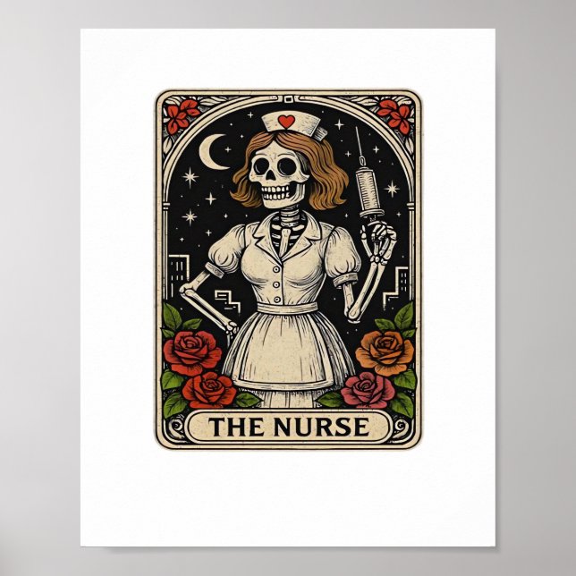 Ghost Nurse  Spookily Caring and Whimsically Haunt Poster (Front)