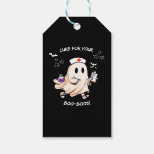 Ghost Nurse with Magical Potion � Cure for Your Bo Gift Tags