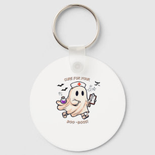 Ghost Nurse with Magical Potion � Cure for Your Bo Keychain