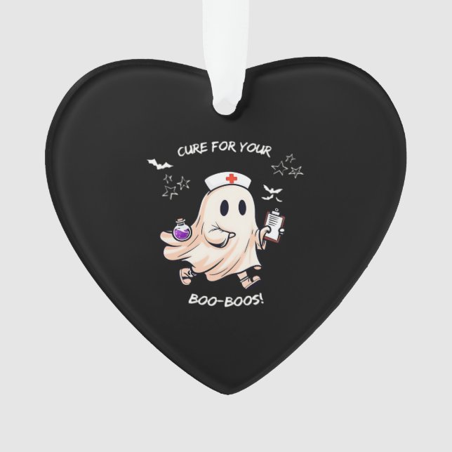 Ghost Nurse with Magical Potion � Cure for Your Bo Ornament (Front)