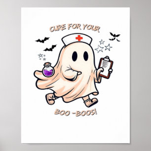 Ghost Nurse with Magical Potion – Cure for Your Bo Poster