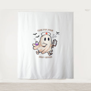 Ghost Nurse with Magical Potion – Cure for Your Bo Tapestry