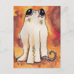 Ghost Octopus Postcard