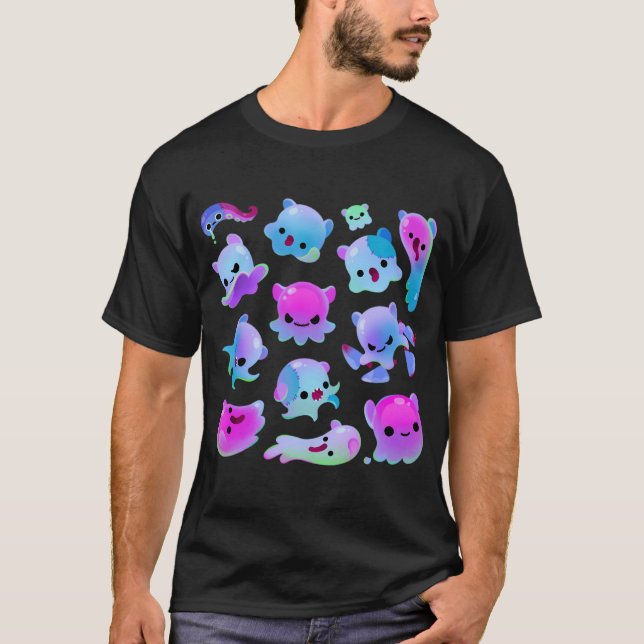 Ghost Octopus  T-Shirt (Front)