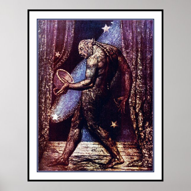 Ghost of a Flea by WIlliam Blake Poster (Front)