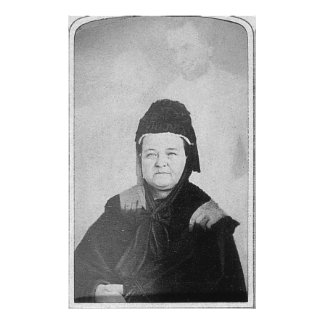 Ghost of Abraham Lincoln with Mary Lincoln 1869 Photo Print
