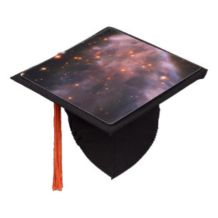 Ghost of Cassiopeia Nebula Graduation Cap Topper