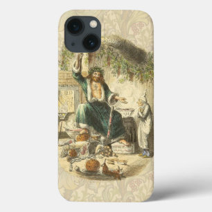 Ghost of Christmas Present and Ebenezer Scrooge iPhone 13 Case