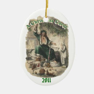 Ghost of Christmas Present Ceramic Ornament