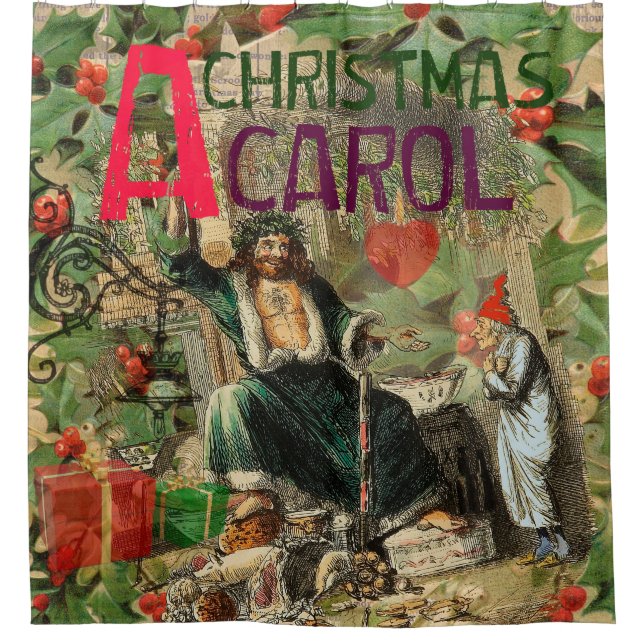 Ghost of Christmas Present Illustration Scrooge (Front)