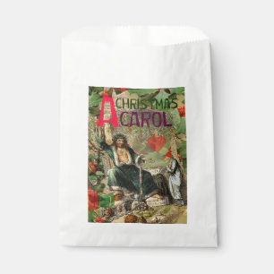 Ghost of Christmas Present Illustration Scrooge Favour Bag
