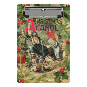 Ghost of Christmas Present Illustration Scrooge Mini Clipboard