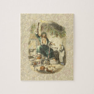 Ghost of Christmas Present Scrooge Jigsaw Puzzle