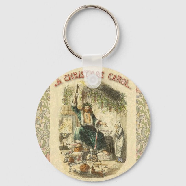 Ghost of Christmas Present Scrooge  Keychain (Front)