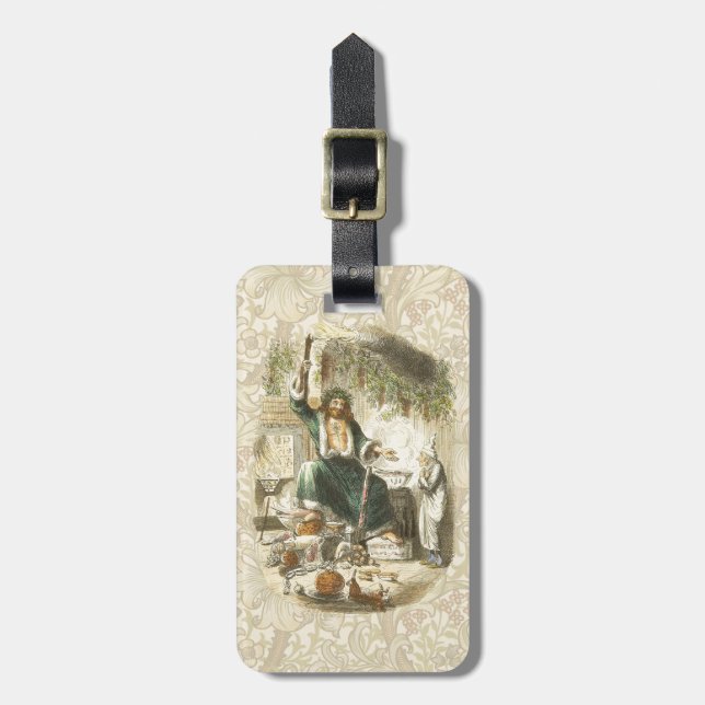 Ghost of Christmas Present Scrooge  Luggage Tag (Front Vertical)
