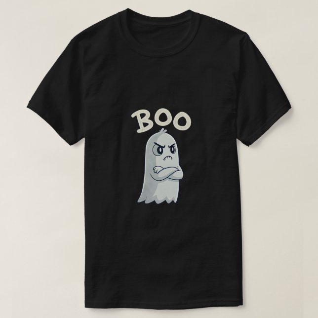 Ghost of Disapproval – Funny Spooky Halloween Ghos T-Shirt (Design Front)