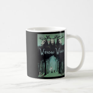 Ghost Of The Forest Cryptid Wendigo Wood  Coffee Mug