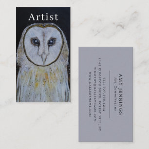 Ghost of the Night Painting by Alfred Fox Business Card