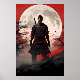 Ghost of Tsushima Samurai Poster