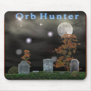 ghost orb hunter mouse pad