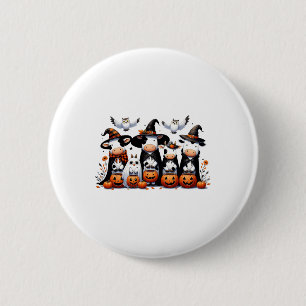Ghost Owls Cows Halloween Animals Cow Lover Spooky 2 Inch Round Button