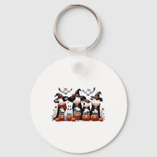Ghost Owls Cows Halloween Animals Cow Lover Spooky Keychain