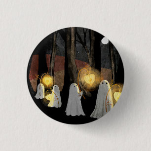 Ghost Parade 1 Inch Round Button