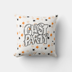 Ghost Party throw pillow