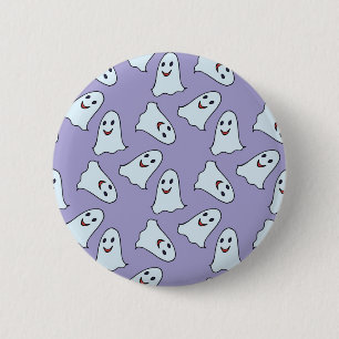 Ghost pattern 2 inch round button