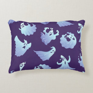 Ghost pattern accent pillow