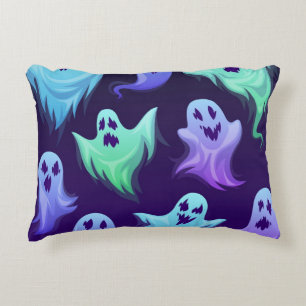 Ghost pattern accent pillow
