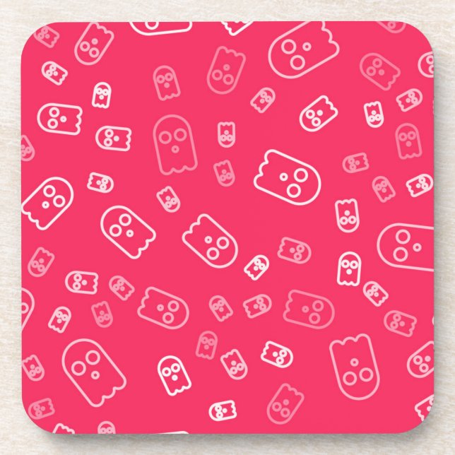 Ghost pattern coaster (Front)