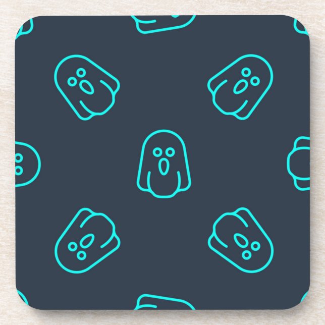 Ghost pattern coaster (Front)
