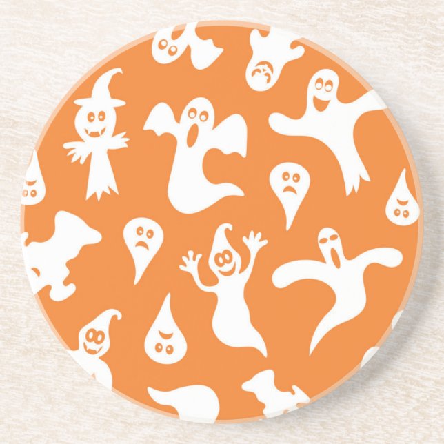 Ghost pattern coaster (Front)