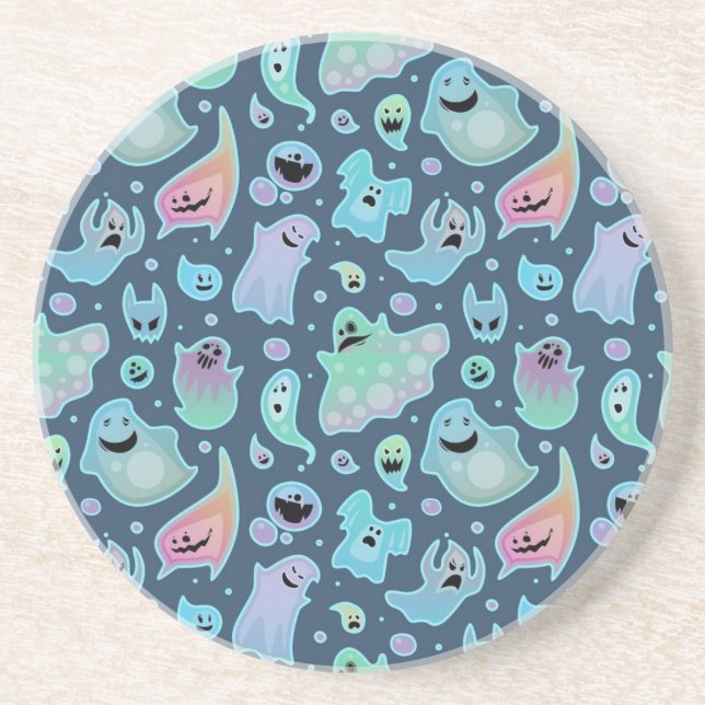 Ghost pattern coaster (Front)