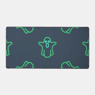 Ghost pattern desk mat